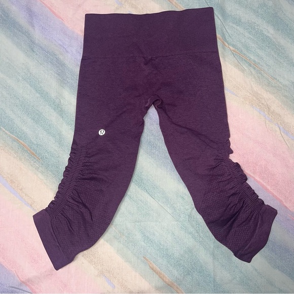 Lululemon In the Flow seamless crop legging women’s size 2 - Picture 4 of 7
